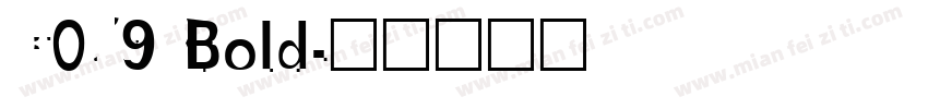 C059 Bold字体转换